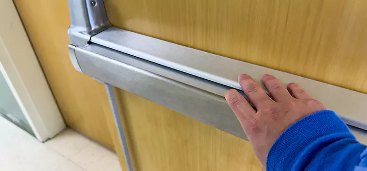 Installing a Push Bar on a Door Belleville
